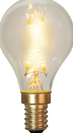 E14 Klot SoftGlow 0.5W 2100K 30lm Klar LED-Lampa