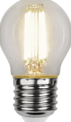 E27 Klot 3-Steg Dimbar Minne Klar 4.2W 3000K 470lm LED-Lampa