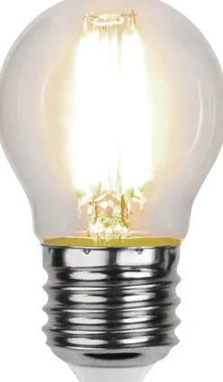 E27 Klot 3-Steg Dimbar Minne Klar 4.2W 3000K 470lm LED-Lampa