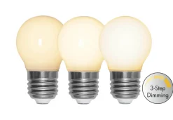 E27 Klot 3-Stegs Dimbar Minne Opal RA90 4W 2700K 350lm LED-Lampa
