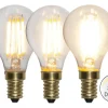 E14 Klot 3-Stegs Dimbar Minne SoftGlow 4W 2100K 400lm LED-Lampa