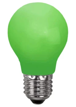 E27 Klot 0.9W Grön LED-Lampa