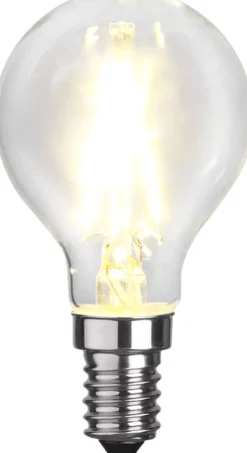 E14 Klot 1.5W 2700K 150lm Klar LED-Lampa