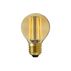 E27 Klotlampa 2W 180lm 2200K Amber