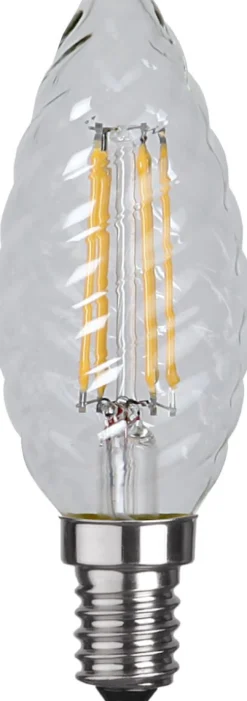 E14 Kron Vriden Dimbar 4.2W 2700K 470lm Klar LED-Lampa