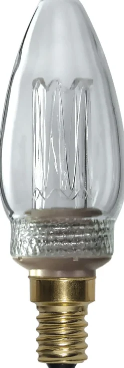 E14 Kronljus Dimbar 2.3W 1800K 70lm Klar LED-Lampa