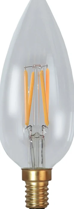 E14 Kronljus SoftGlow Dimbar 3W 2200K 260lm Klar LED-Lampa