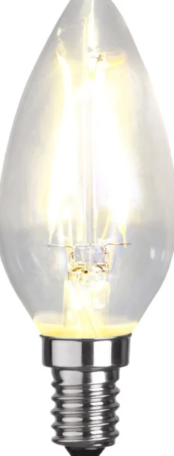 E14 Kronljus 1.5W 2700K 150lm Klar LED-Lampa