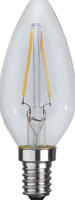 E14 Kronljus 1.5W 2700K 150lm Klar LED-Lampa