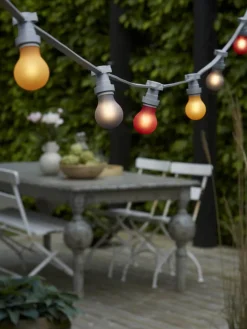 E27 Normal Dimbar Party 4WW 150lm Blå LED-Lampa