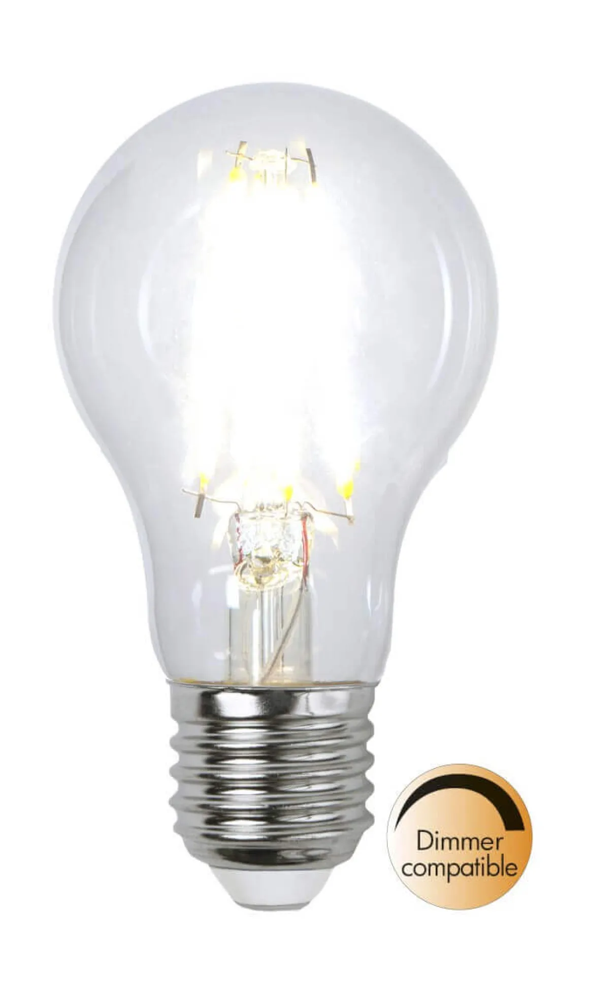 E27 Normal Dimbar 8W 4000K 890lm Klar LED-Lampa