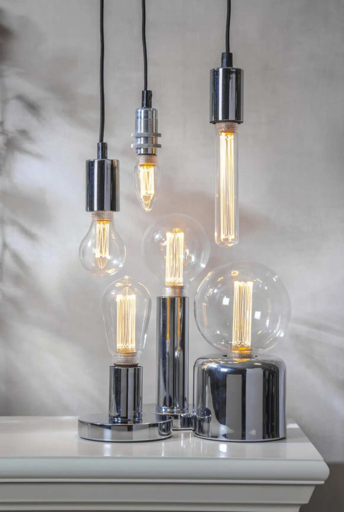 E27 Normal Dimbar 2.3W 1800K 70lm Klar LED-Lampa