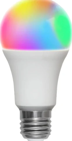 E27 Normal Smart Dimbar 9W 806lm Flerfärgad LED-Lampa