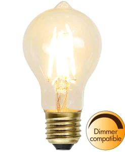 E27 Normal SoftGlow Dimbar 1.6W 2100K 140lm Klar LED-Lampa