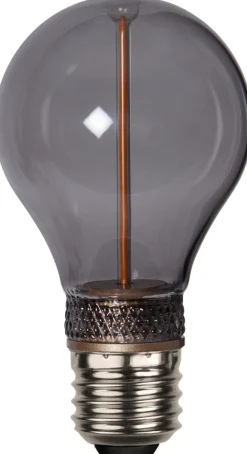 E27 Normal 3-Steg Dimbar Minne DecoLed 2W 1800K 100lm Smoke