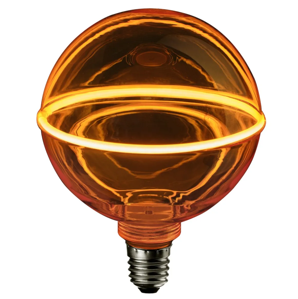 E27 O-LED GOLD Horizontal Glob125 1800K