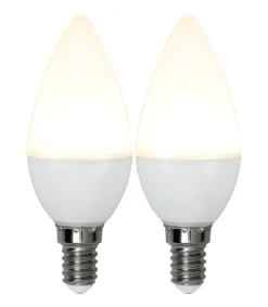 E14 2-Pack Kronljus Opal Basic 3W 3000K 250lm LED-Lampa