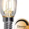 E14 Päron Dimbar 1.6W 2700K 110lm Klar LED-Lampa