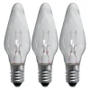 E10 Reservlampa Topplampa 3-Pack 55V Klar