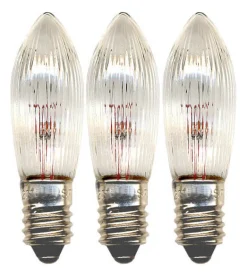 E10 Reservlampa Topplampa 3-Pack 12V Klar