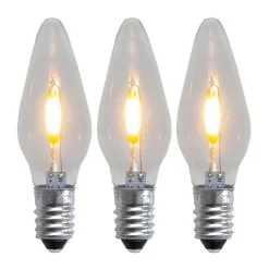 E10 Reservlampa Universal LED 3-Pack 23-55V AC/DC Klar