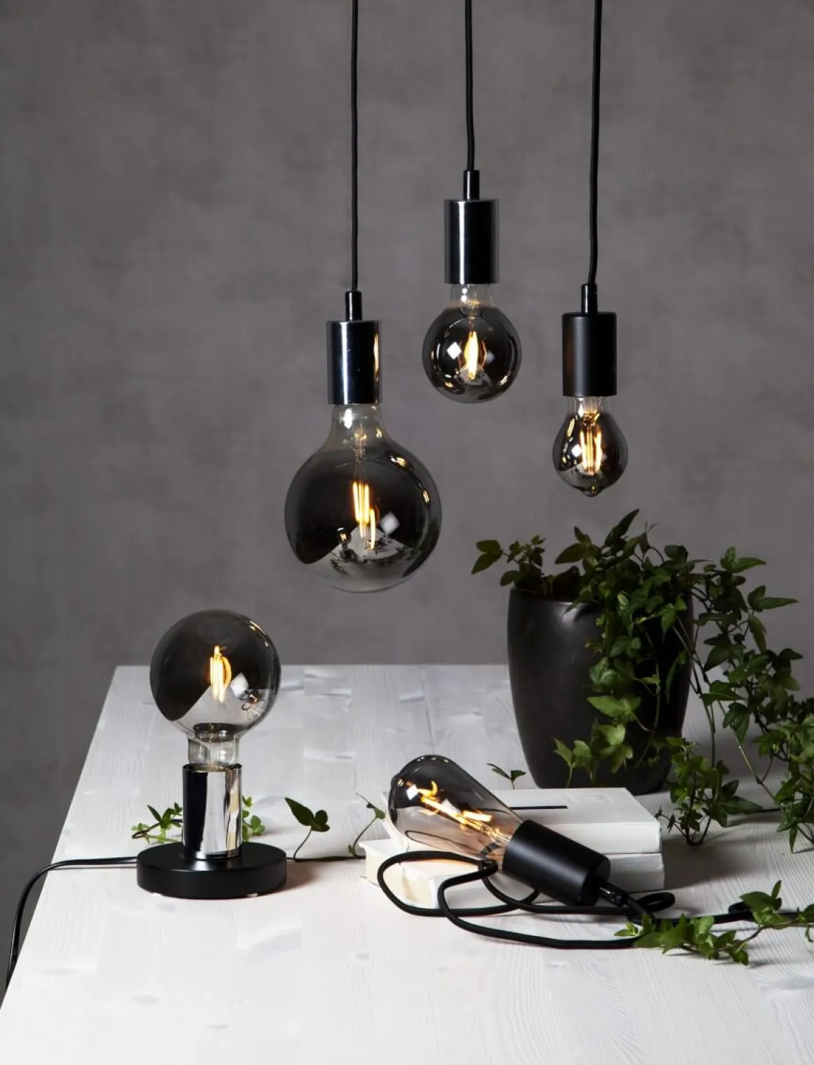 E27 Rökfärgad Normal 2W 2100k 60lm LED-Lampa