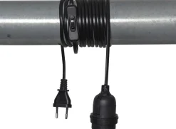 E27 Sladdställ Basic 3,5m Svart