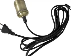 E27 Sladdställ Classical Textil 3,5m Oxid