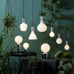 E14 Sladdställ Fade Textil 3,5m Zink