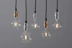 E14 Sladdställ Fade Textil 3,5m Zink