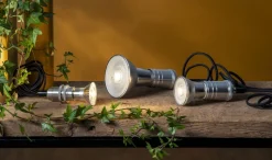 E14 Sladdställ Fade Textil 3,5m Zink