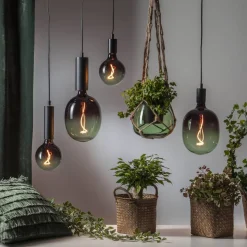 E27 Sladdställ Glans 3,5m Svart