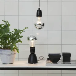 E27 Sladdställ Glaze 5m Svart/Vit