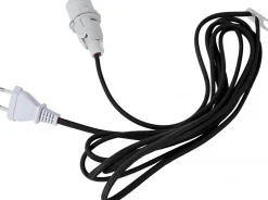 E14 Sladdställ Lacy Textil 3,5m Svart