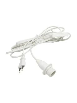 E14 Sladdställ 4m Vit