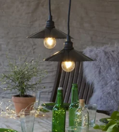 E27 SLADDSTÄLL Utomhusbruk 5m IP44 Svart