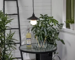 E27 SLADDSTÄLL Utomhusbruk 2,5m IP44 Svart