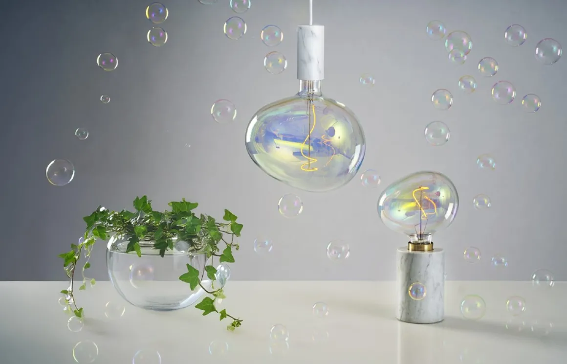 E27 Soap bubble 150 1800K 4W 160lm Dimbar