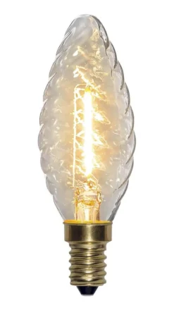 E14 SoftGlow Kronljus Twist 0.8W 2100K 70lm LED-Lampa