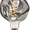 E27 3-Stegs Dimbar Deco125 4W 1800K 90lm Smoke LED-Lampa
