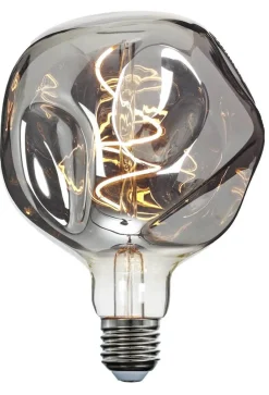 E27 3-Stegs Dimbar Deco125 4W 1800K 90lm Smoke LED-Lampa