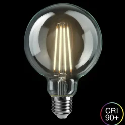 E27 3-stegs Dimbar med Minne Glob 100 Klar 7/4/1W 2700K