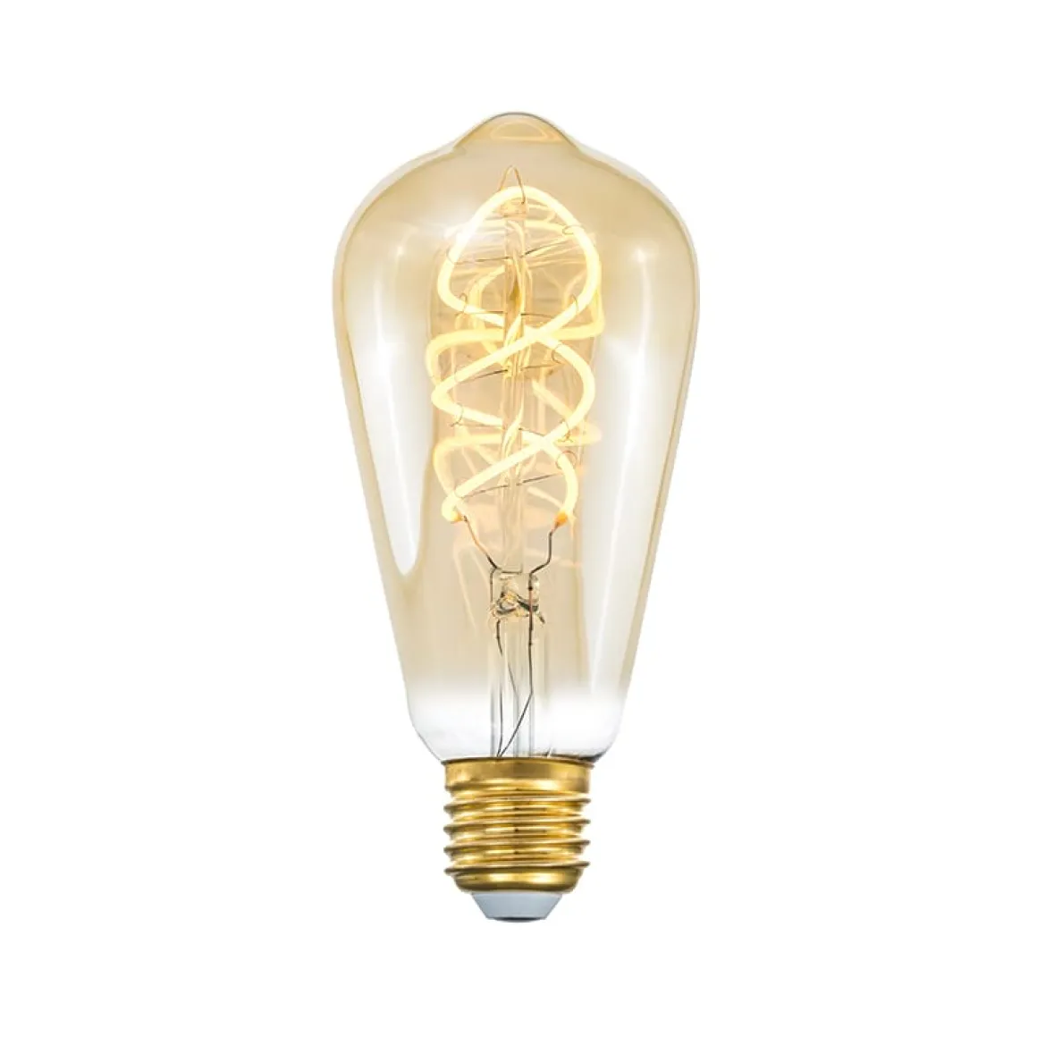 E27 3-Stegs Dimbar Tubural 4W 2000K 250lm Amber LED-Lampa