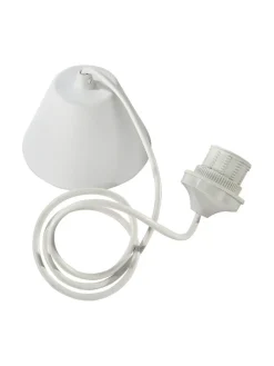 E27 Takupphäng Bas 1,2m Vit