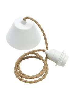 E27 Takupphäng 1,2m Tvinnad Jutesladd