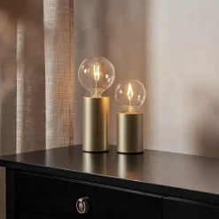 E27 TINY Lampfot 14cm Guld