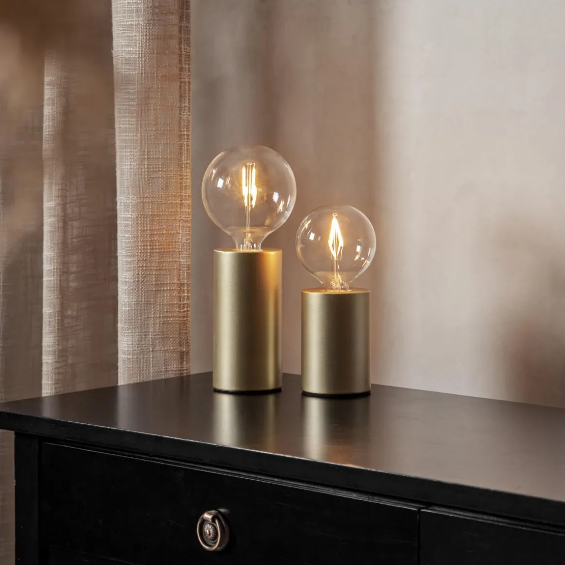 E27 TINY Lampfot 10cm Guld