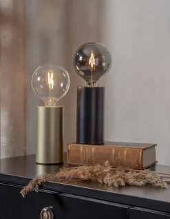 E27 TINY Lampfot 14cm Svart