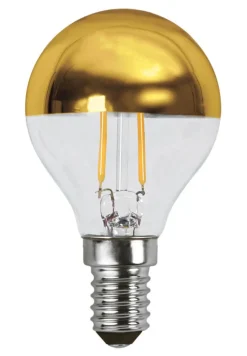 E14 Toppförseglad Klot 13,5W 2700K 250lm Guld LED-Lampa