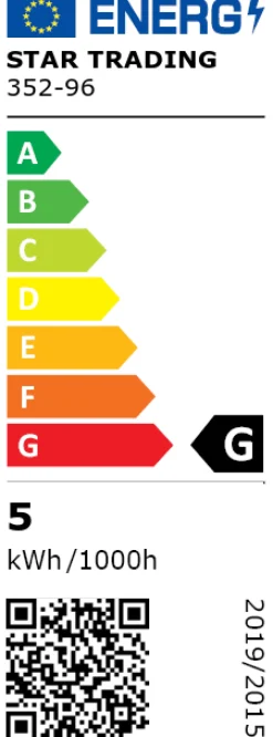 E27 Toppförseglad Normal 4,8W 2700K 400lm LED-Lampa